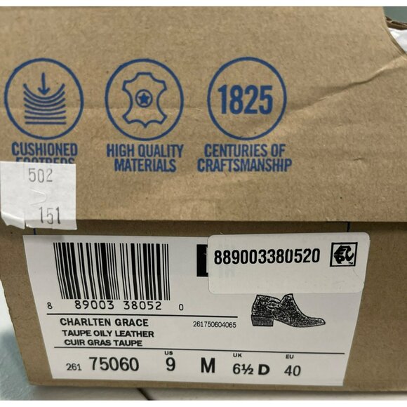 Clarks Oily Leather Brown Ankle Boot Size 9 M New in Box - Picture 8 of 8